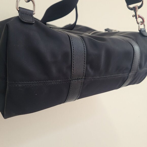 Henri Bendel Black Nylon Jetsetter Convertible Backpack Tote Bag main image 4